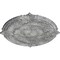 Ekena Millwork Attica Acanthus Leaf Medallion (Canopies up to 3 1/4"), 30 1/8"OD x 1 1/2"P, Ultra Pure White CM30ATUWC - alternate 4
